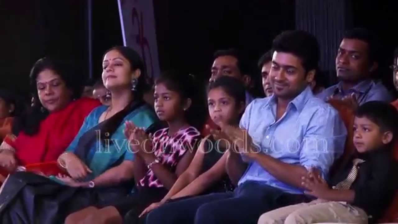 Surya Enjoyed with his Family in 36 Vayathinile Audio Launch Function!!! | Exclusive Video | ( HQ )