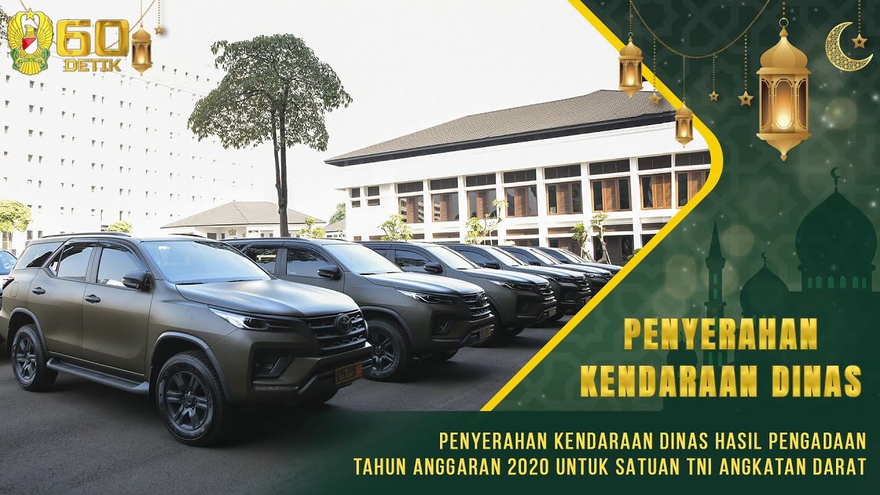 Penyerahan Kendaraan Dinas Hasil Pengadaan TA. 2020 untuk Satuan TNI Angkatan Darat⁣