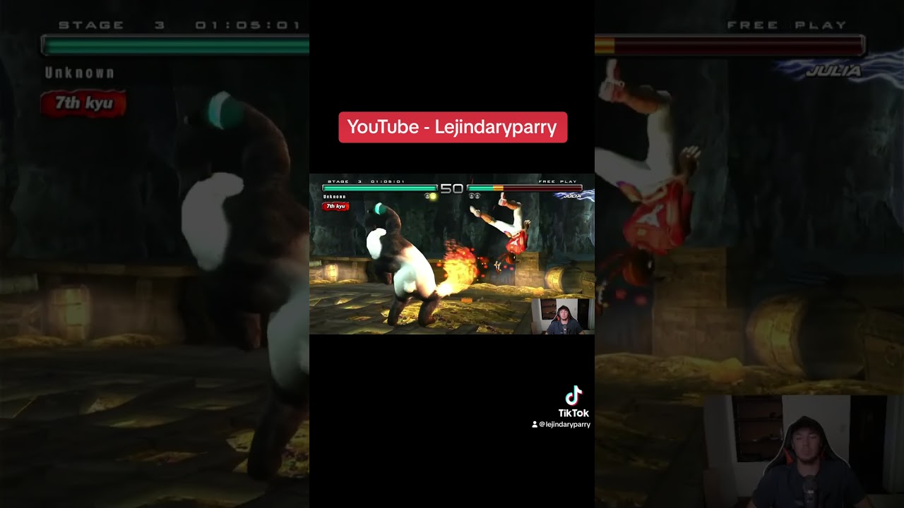 PANDA TEKKEN 5 DR #tekken #tekken5 #gaming #fgc #gamingshorts #tekken5darkresurrection
