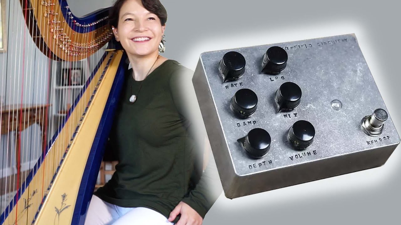 Fairfield Circuitry Shallow Water Pedal on Harp