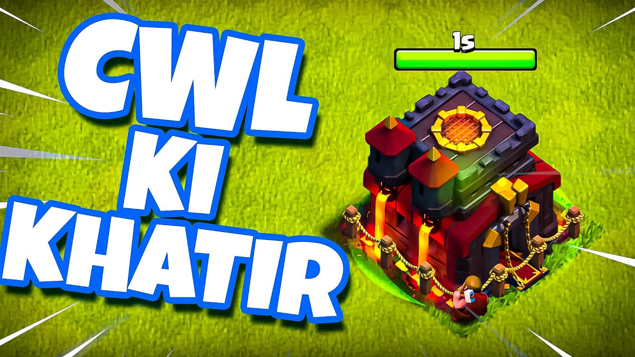 We had to do it to participate in CWL........😂😂