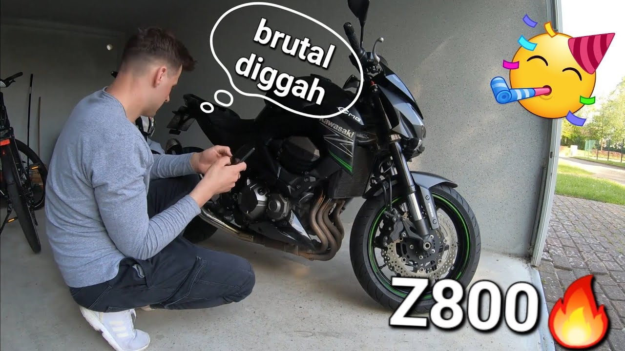 Der 1. Tag mit der Z800