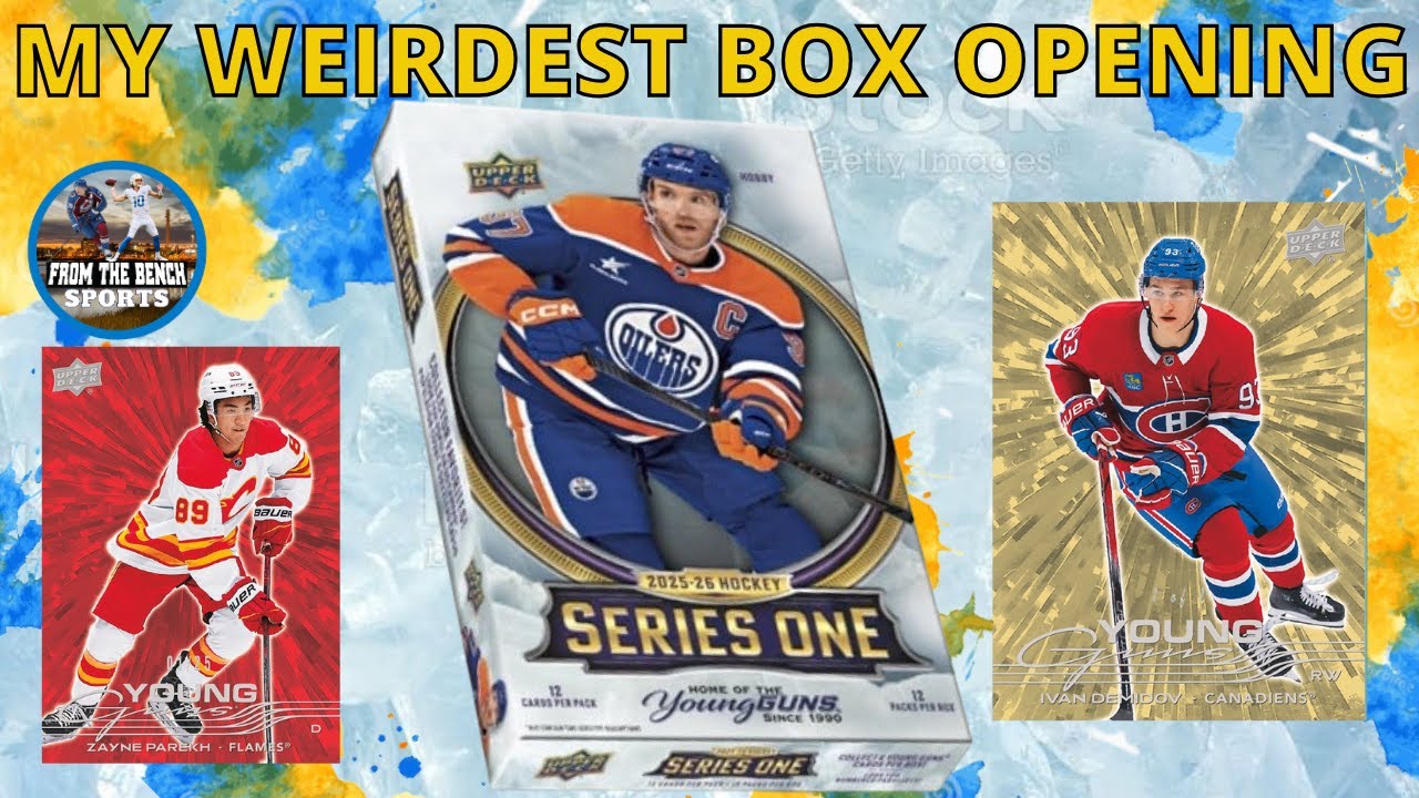 MY WEIRDEST BOX OPENING AS A BOX OF 2025-26 UPPER DECK SERIES 1 HOBBY GETS RIPPED TO FIND DEMIDOV