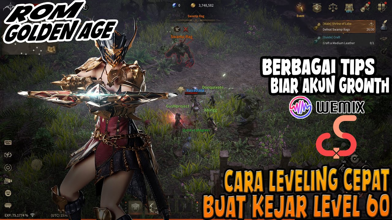 Cara Leveling cepat di ROM: Golden Age & Fiture apa aja yang ada di game ini | Chuannya lvl 60!?