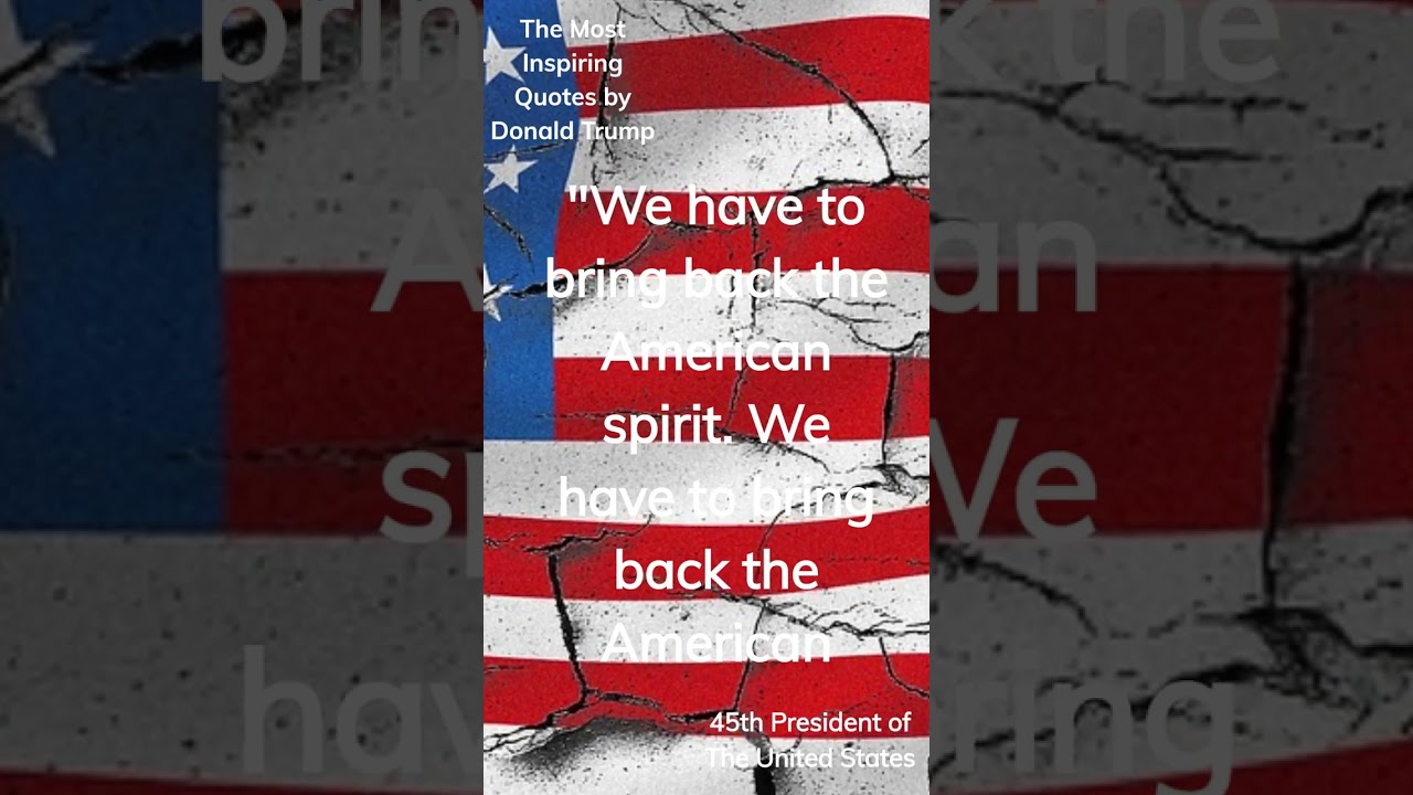 Most Inspiring Quotes by Donald Trump