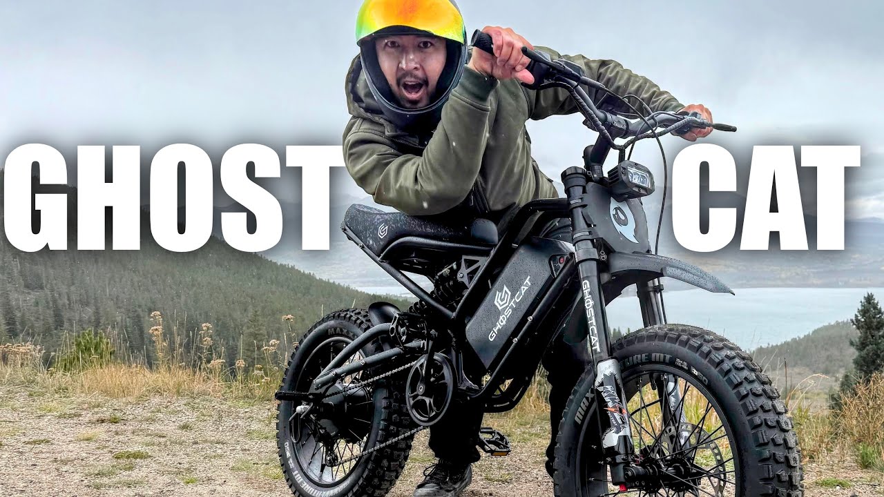 Обзор GHOSTCAT F4X: электромотоцикл со скоростью 40 миль в час, который выглядит как электровелос...