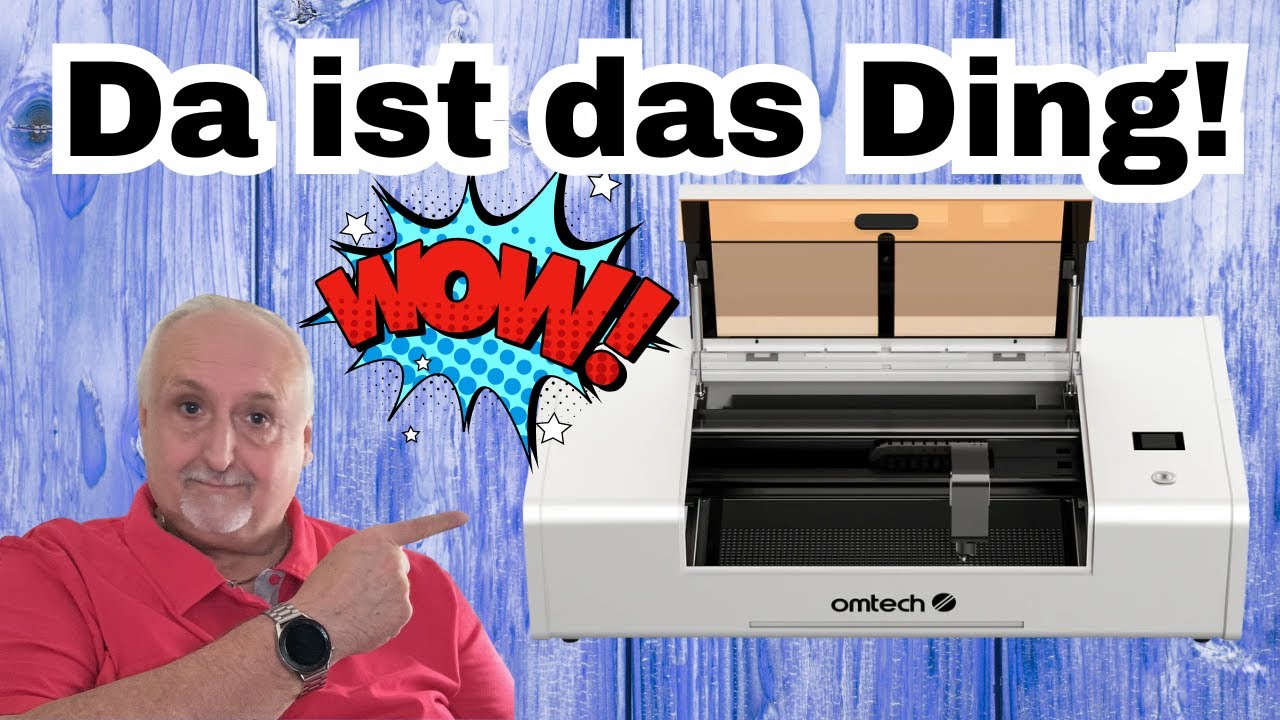 Erster Eindruck vom neuen OMTech Polar Lite 55 Watt Co2 Laser / UNBOXING, VORSTELLUNG