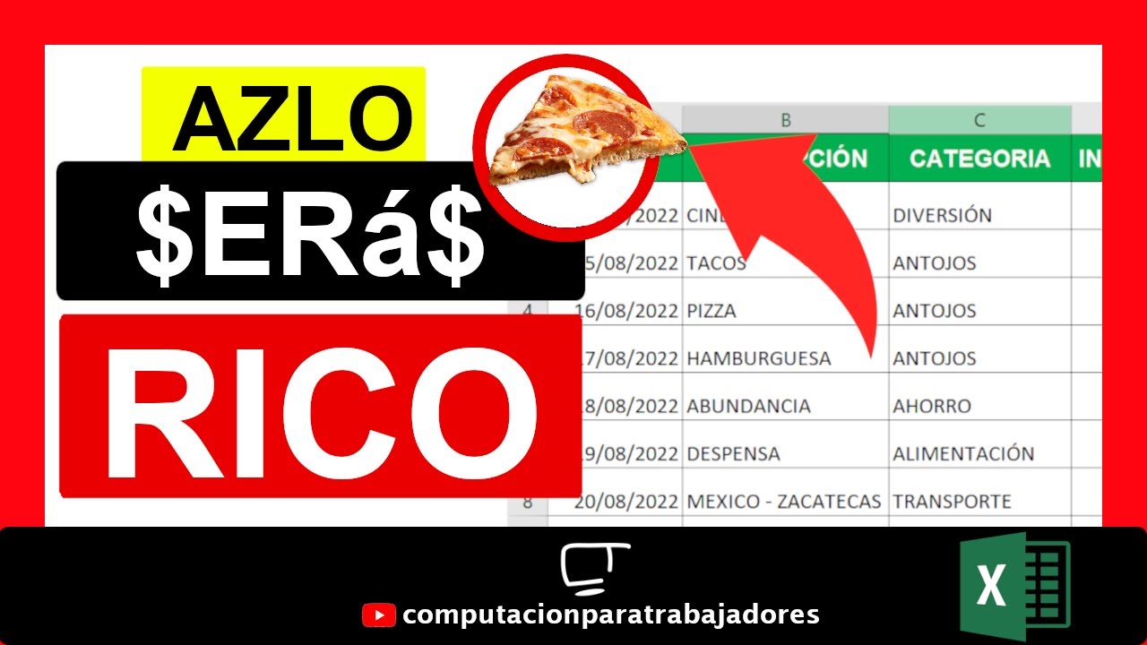 Como hacer una hoja de GASTOS e INGRESOS en excel 🤑🏆💲