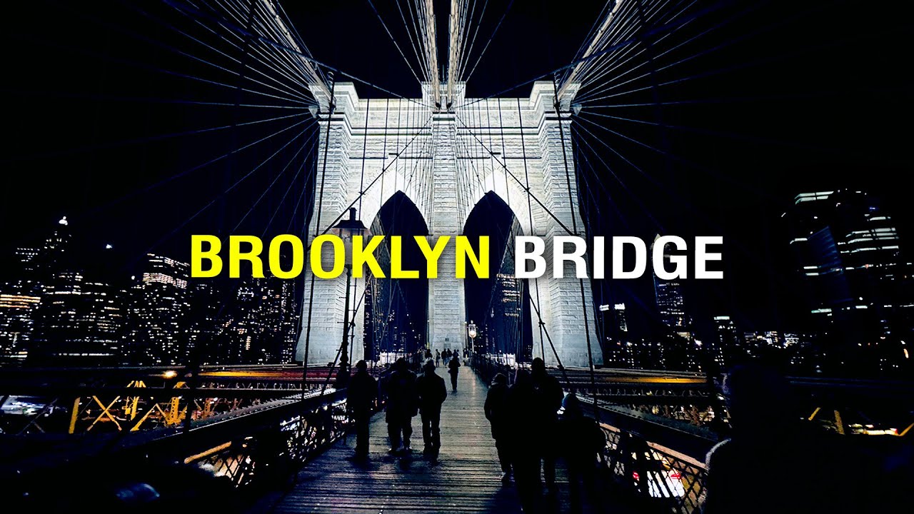 New Lights on Brooklyn Bridge✨ New York City Virtual Tour