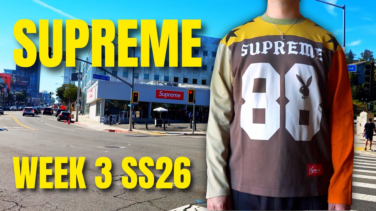 Забрать заказы из магазинов Supreme на 3-й неделе сезона весна-лето 2026