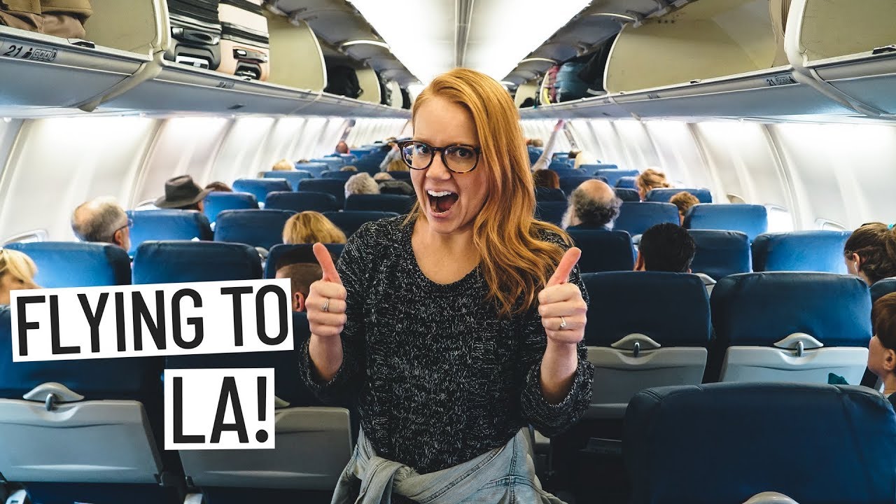 LOS ANGELES, HERE WE COME! (Flying from St. Louis to LA)