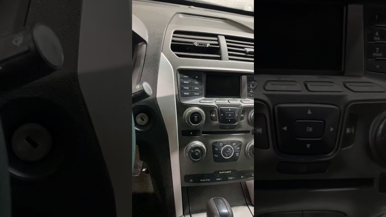 2014 Ford Explorer Radio doesn&rsquo;t work (screen turns on ,radio doesn&rsquo;t work )