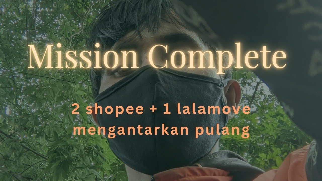 Pejuang lalamove x shopee food bersama derasnya hujan
