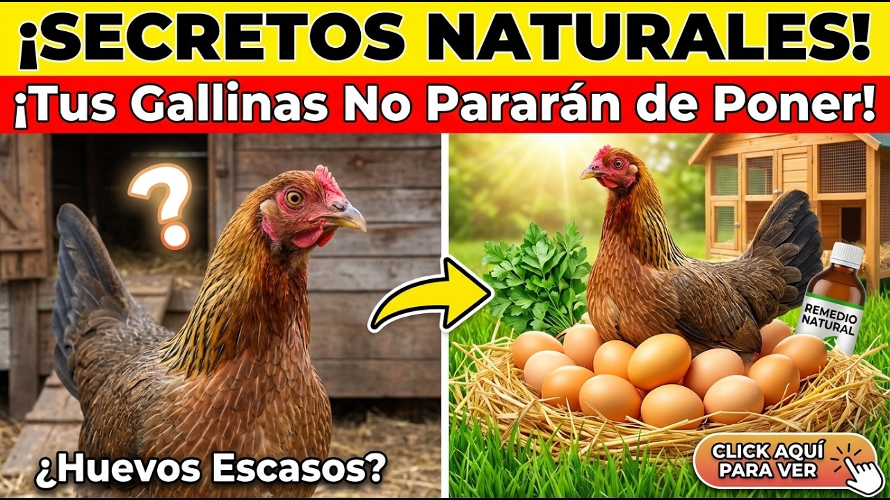 El secreto natural para que tus gallinas nunca dejen de poner.