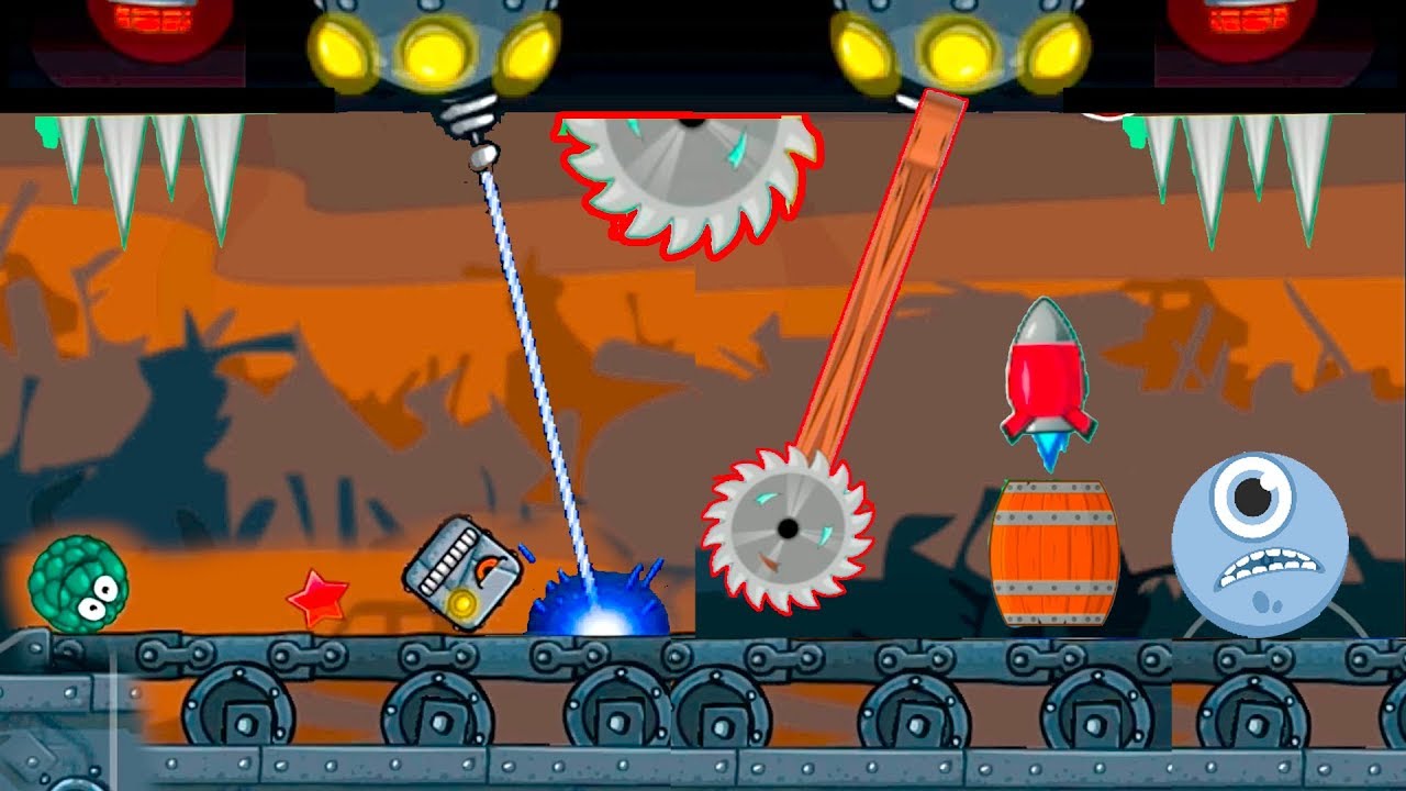 RED BALL 4 VS RED BALL 5 (Robots in Green Hills) (Must Watch)