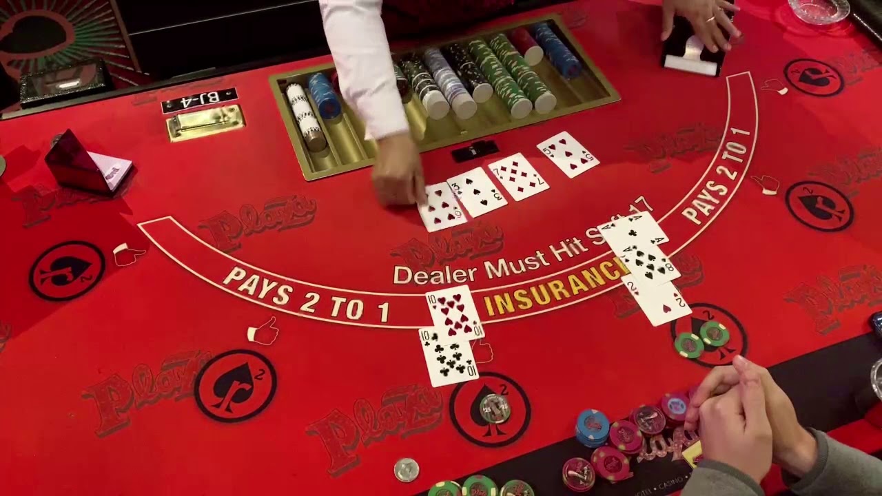 HUGE LAS VEGAS WIN! $1000 Buy-In Double Deck Blackjack From the Plaza Hotel & Casino! Episode #1