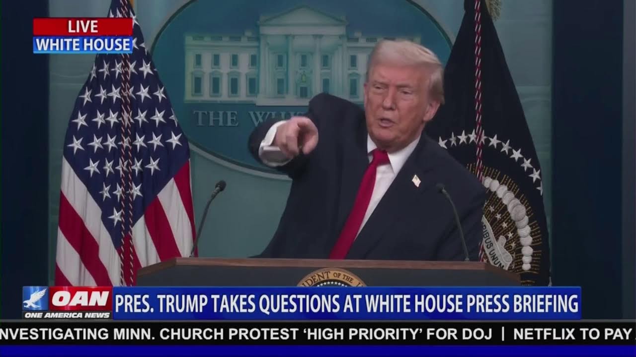 LIVE: President Trump Speaks at White House Press Briefing