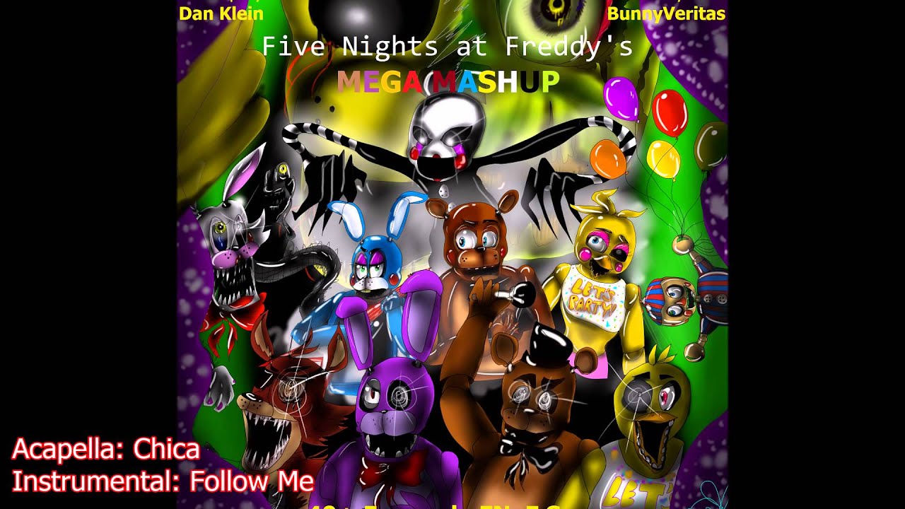 Five Nights at Freddy's Mega Mashup - 40+ Fanmade FNaF Songs