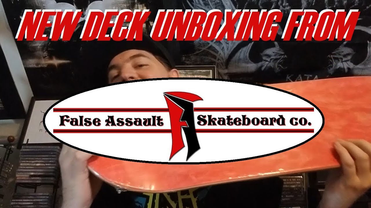 Deck Unboxing From: False Assault Skateboards!
