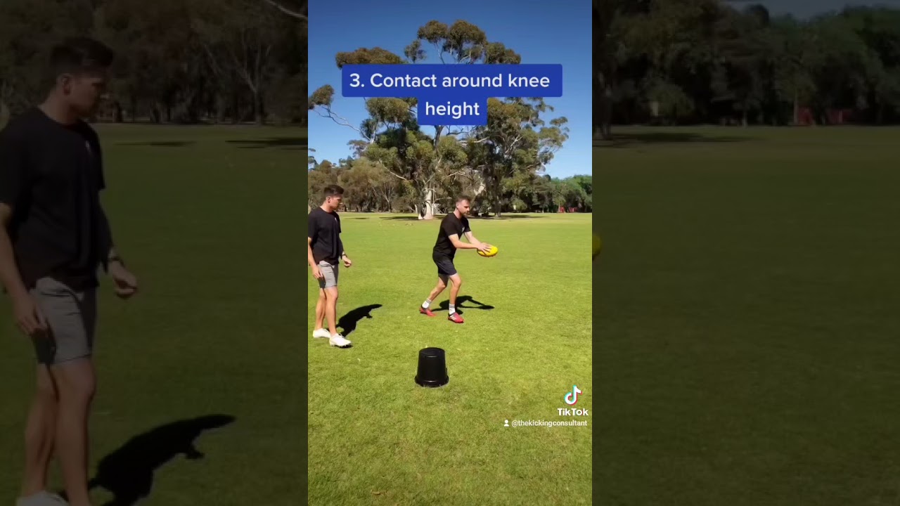How to Kick a Torp with Trent Mckenzie & Brodie Smith #AFL #TheKickingConsultant