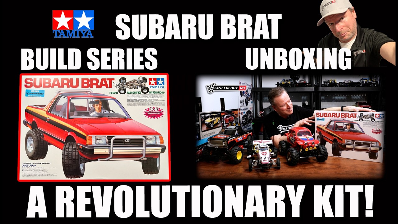 Готовы окунуться в историю? Распаковка культовой модели Tamiya Subaru Brat!