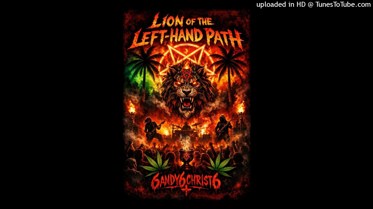 lion of the left hand path 💯 inferno Rasta metal