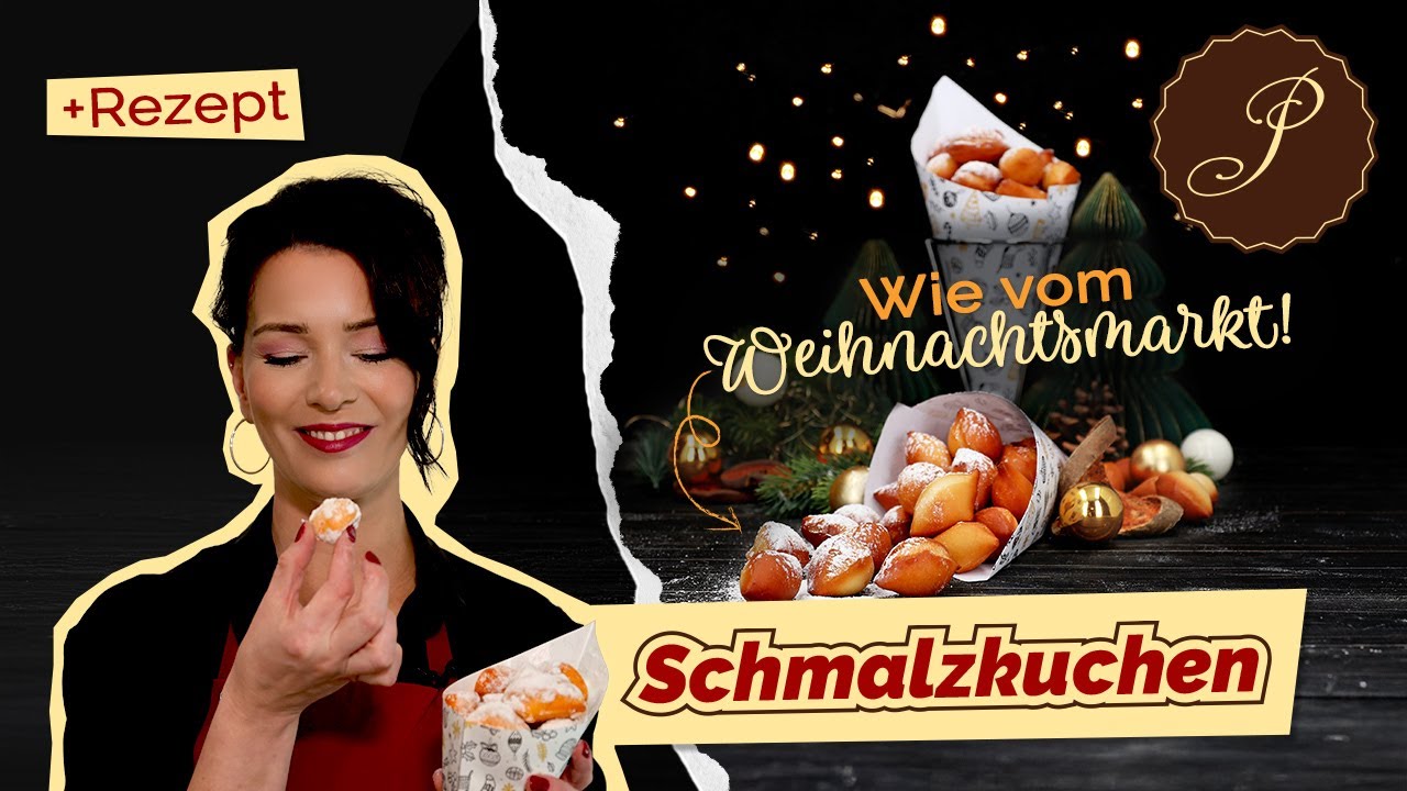 Schmalzkuchen wie auf dem Weihnachtsmarkt - Schmalzgebäck / Mutzen ganz einfach selber machen! 🎄✨🍩