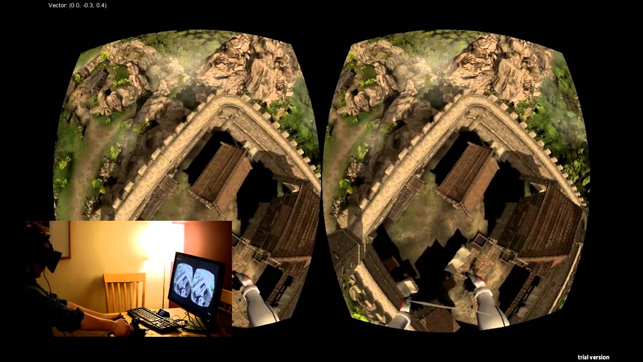 Unassisted Flight Hands-on gameplay with the Oculus Rift and Razer Hydra