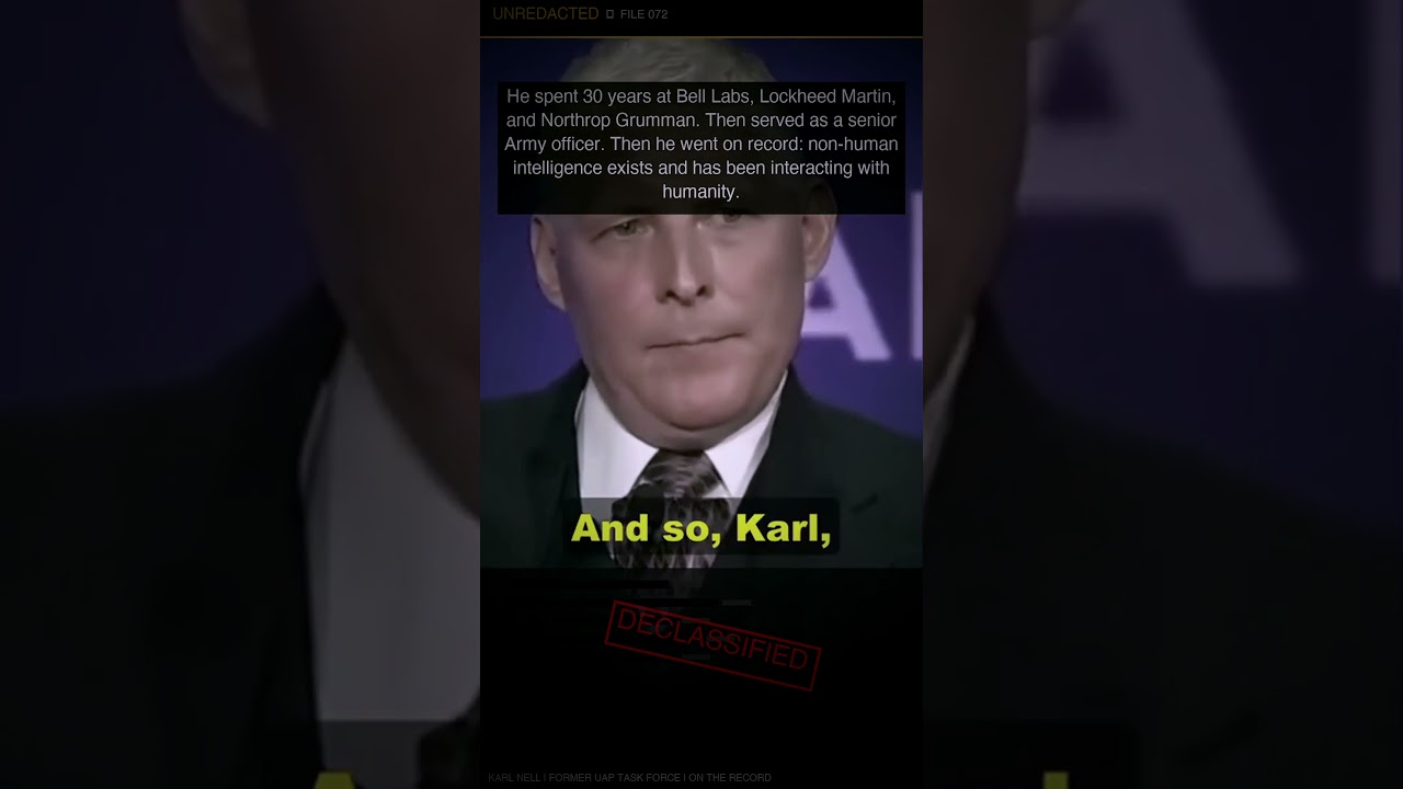 Colonel With 30 Years in Defense Programs Says Non-Human Intelligence Is Interacting With Humanity