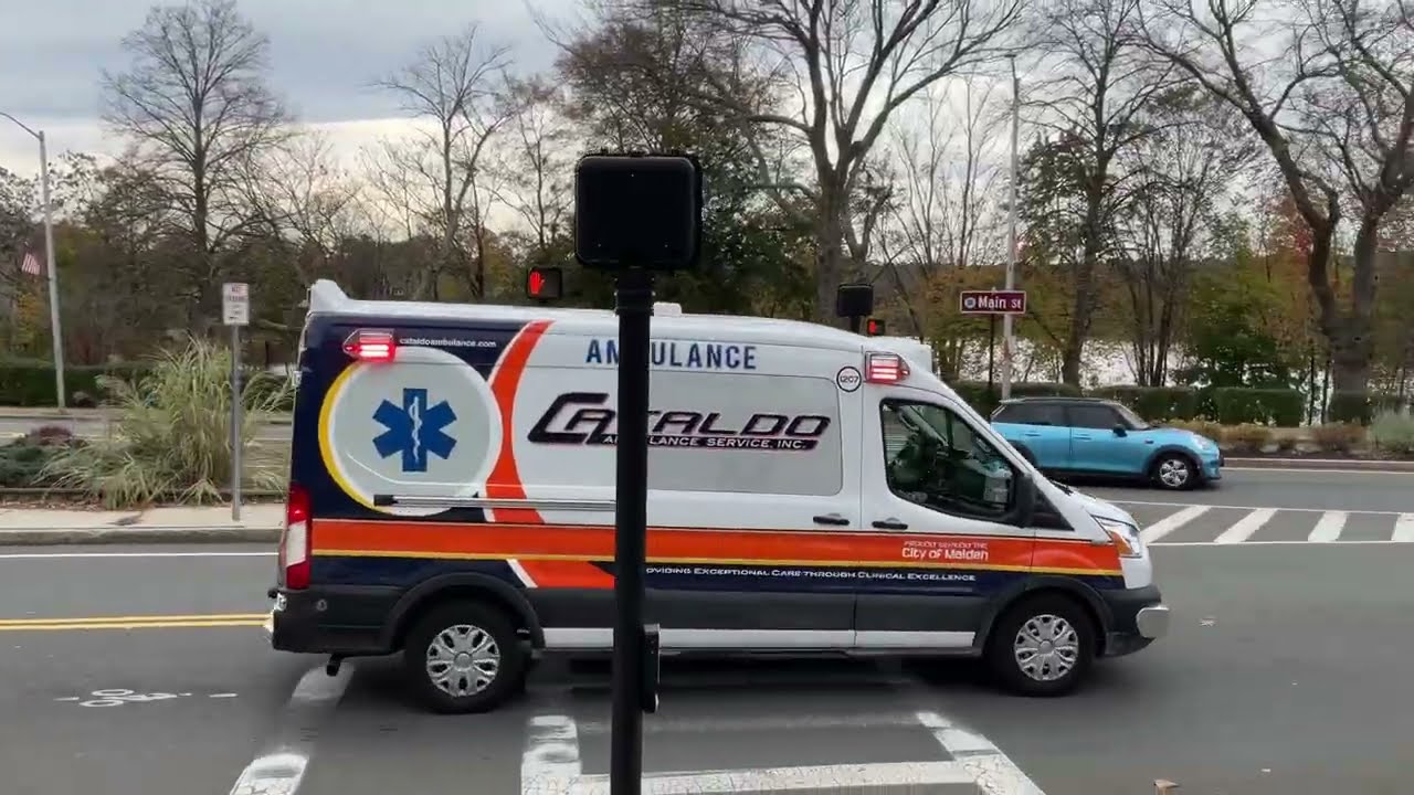 Cataldo EMS unit 1207 transporting (medical call)