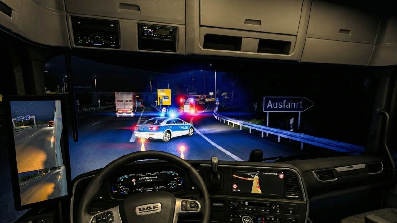 Day 4 as a Truck Driver 🚛 | DAF XF Sleeper High 449 HP | Night Ride | ETS2
