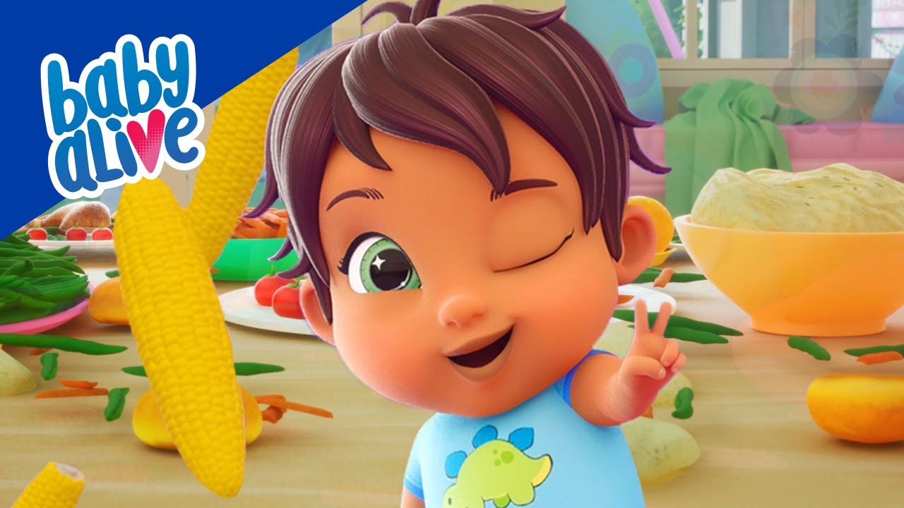 Las Verduras me hacen Fuerte y Sano | Compilación de Canciones Infantiles | Baby Alive en Español