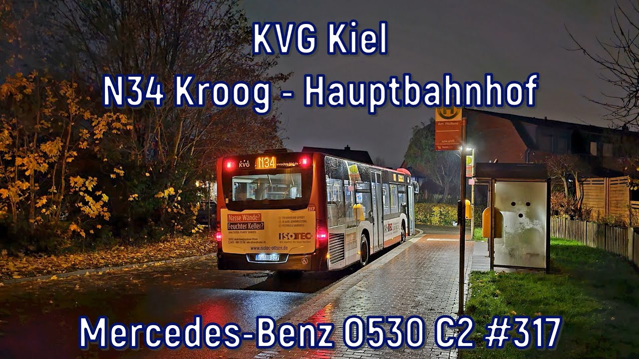 KVG Kiel - Linie N34, Mercedes-Benz O530 C2 #317