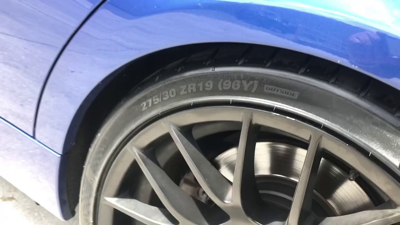 2008 bmw 335i Twin turbo  tire 275/30/19 kumho