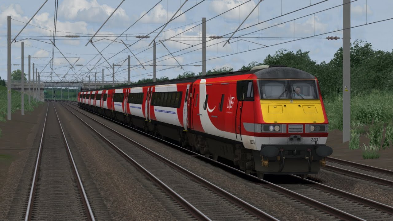 Train Simulator | AP Class 91 (EP) | 1B85 13:54 Newark North Gate - London Kings Cross