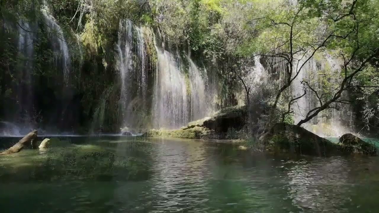 Música para Dormir e Relaxar, Sons da Natureza, Cachoeira, Imagens para Acalmar a Mente e o Corpo