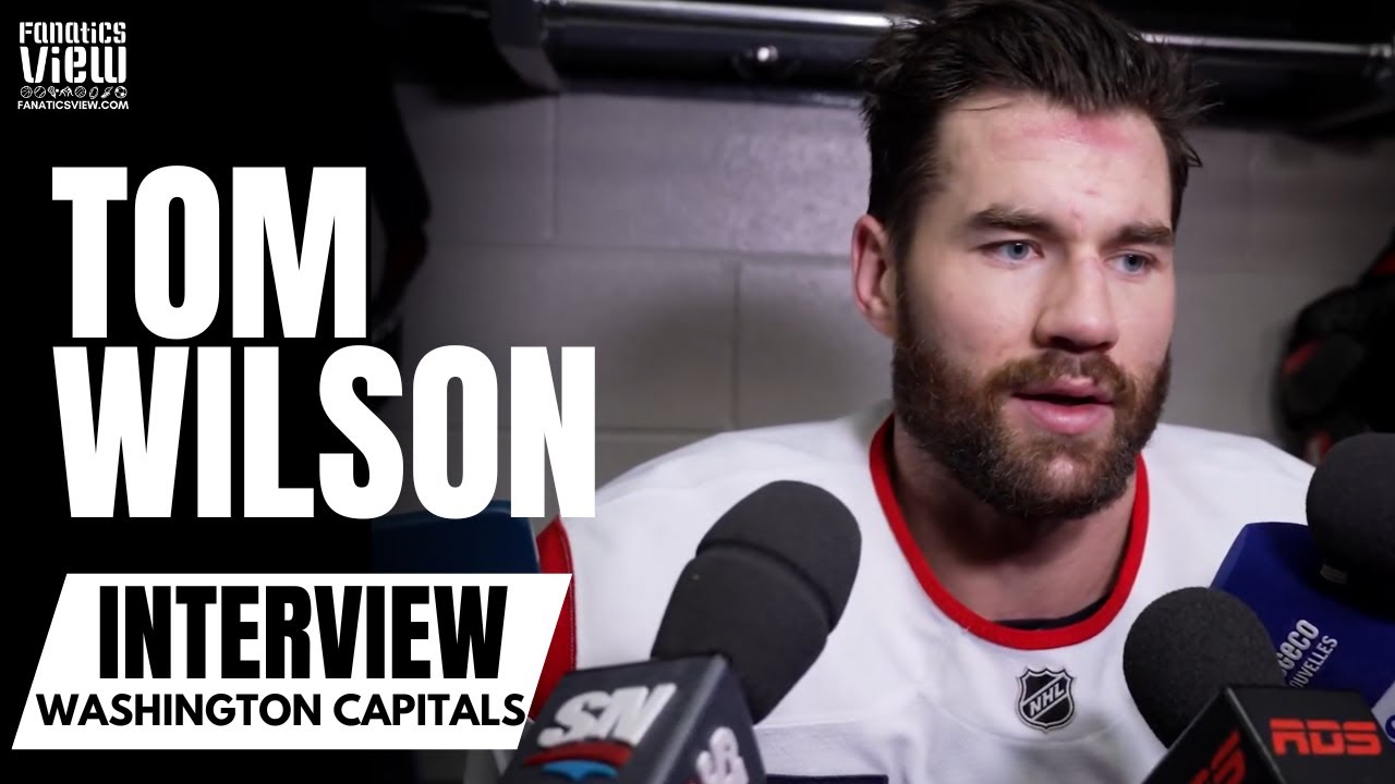 Tom Wilson BREAKS SILENCE on Josh Anderson Bench Fight: "The Game of Hockey, Why Everybody Loves It"