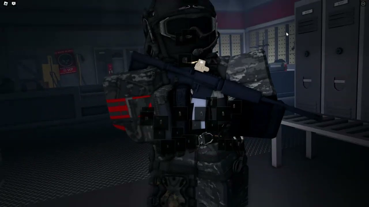 Old SCP SITE Roleplay Test Footage Rblx