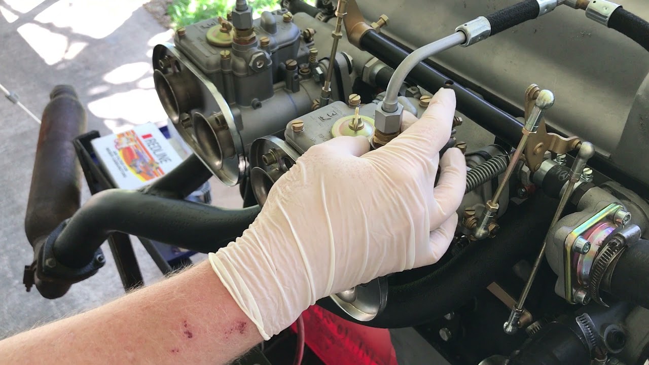 Testing Carl's 190SL Engine