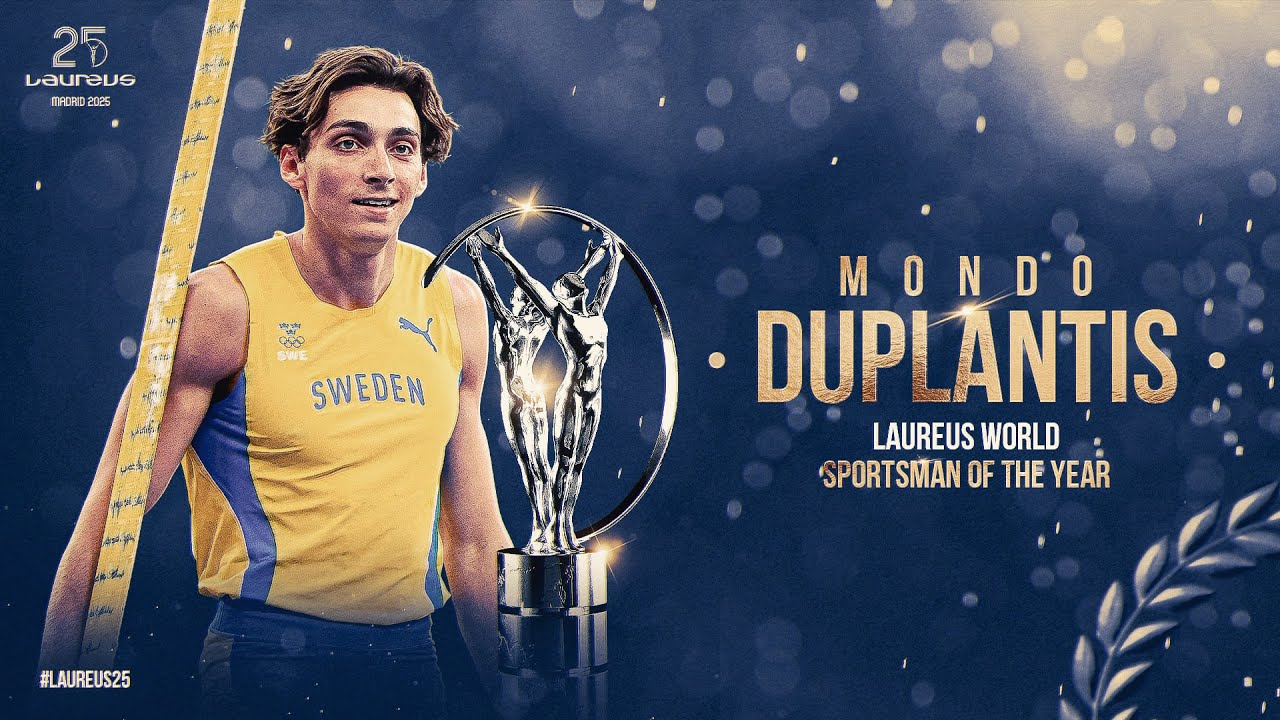 Mondo Duplantis | Laureus World Sportsman of the Year | Laureus World Sports Awards  2025