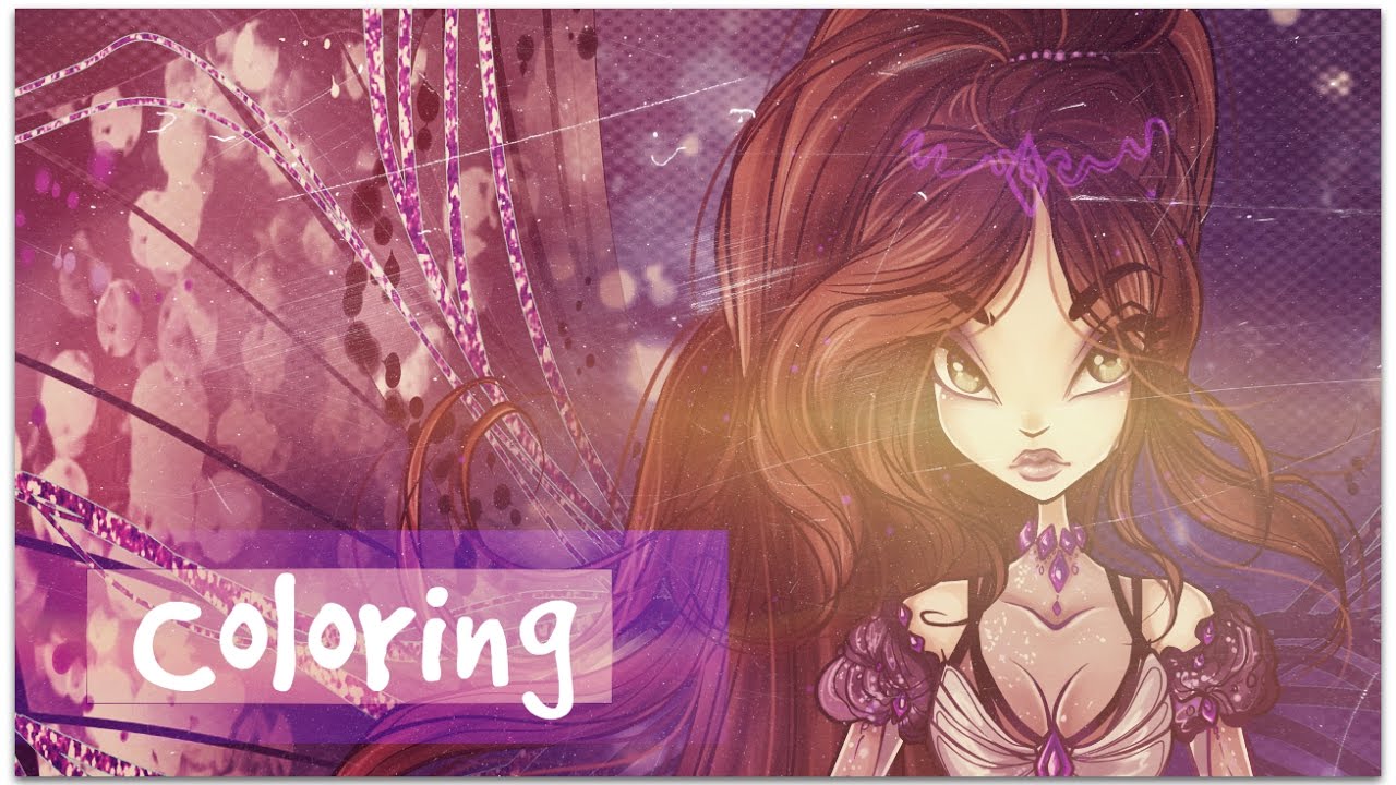 Fairy coloring speedpaint (by Brillantezza)