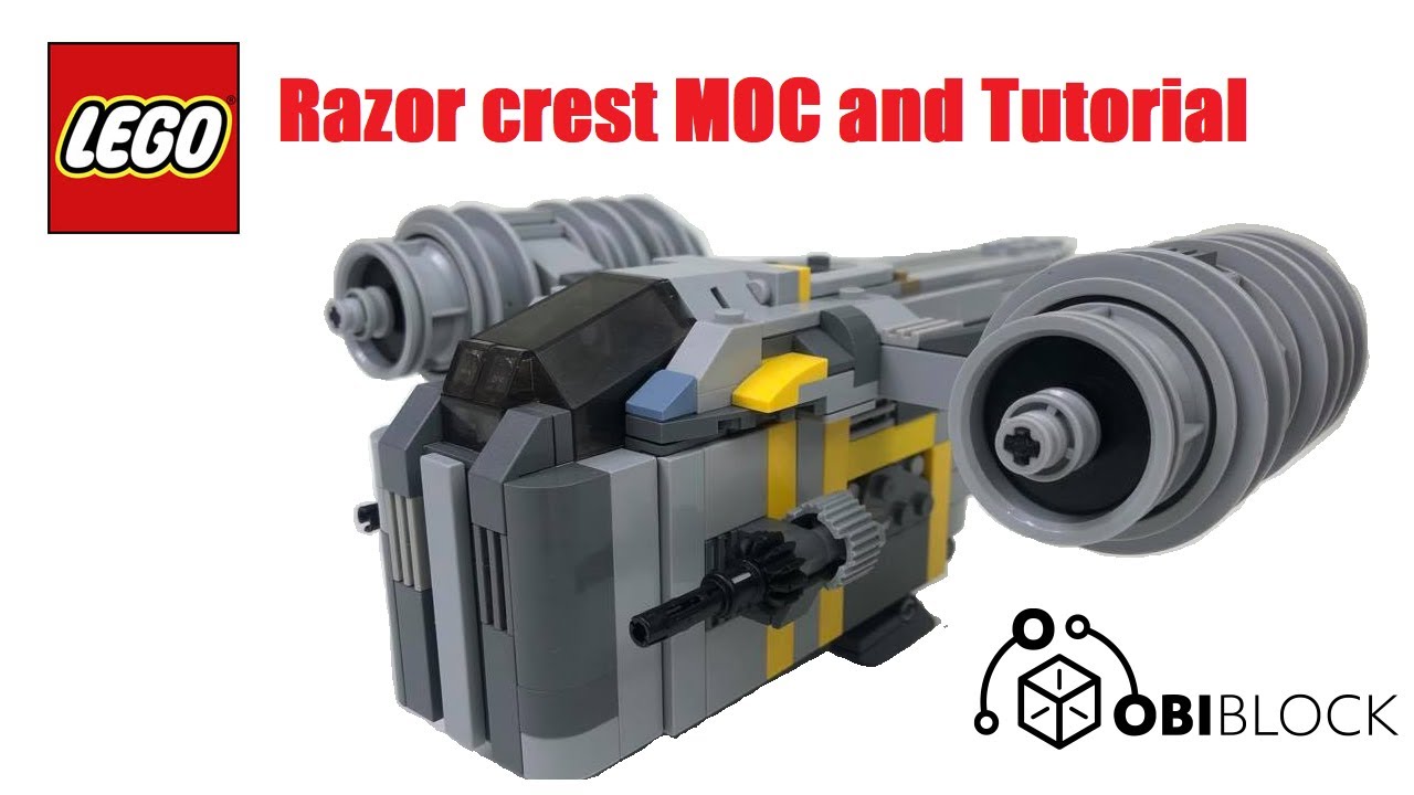 Lego Razor crest moc | tutorial