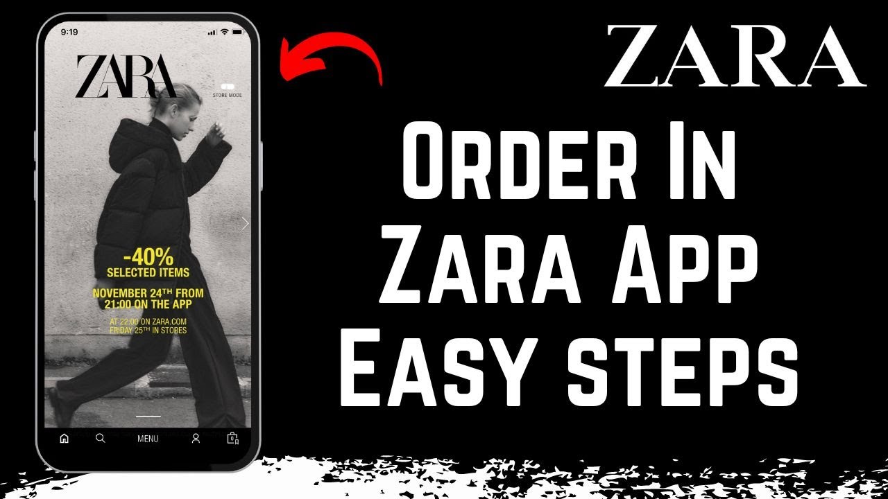 How to Order in Zara App !