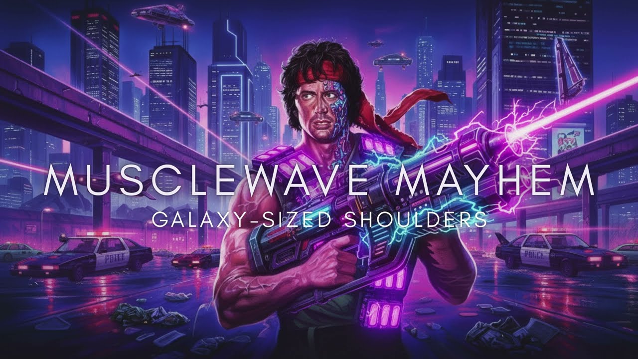 Musclewave Mayhem | Synthwave Playlist for Gym & Workout (Laser Vibes)