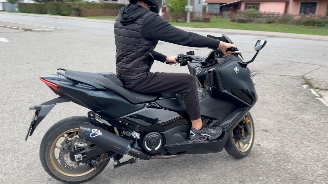 2021 YAMAHA T MAX 560 - TERMIGNONI EXHAUST SOUND