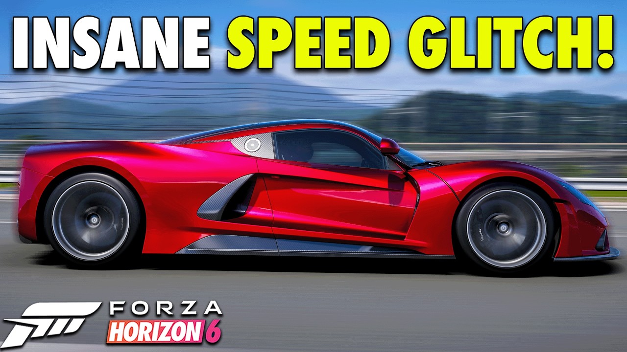 БЕЗУМНЫЙ ГЛИТЧ НА СКОРОСТЬ В Forza Horizon 6 &mdash; СКОРОСТЬ КОЛЁС БОЛЕЕ 100 000 КМ/Ч!