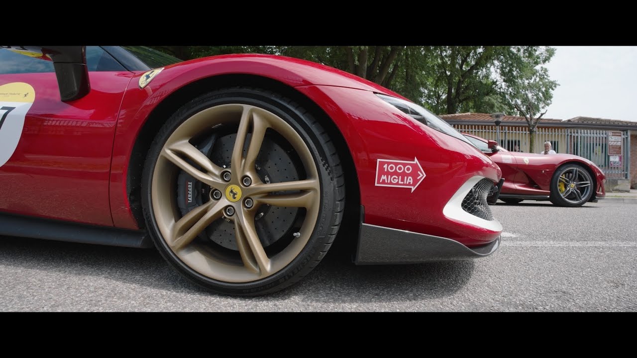 [PURE SOUND IN 4K] 2023 Mille miglia Ferrari Tribute Check point in Bovolone (VR)