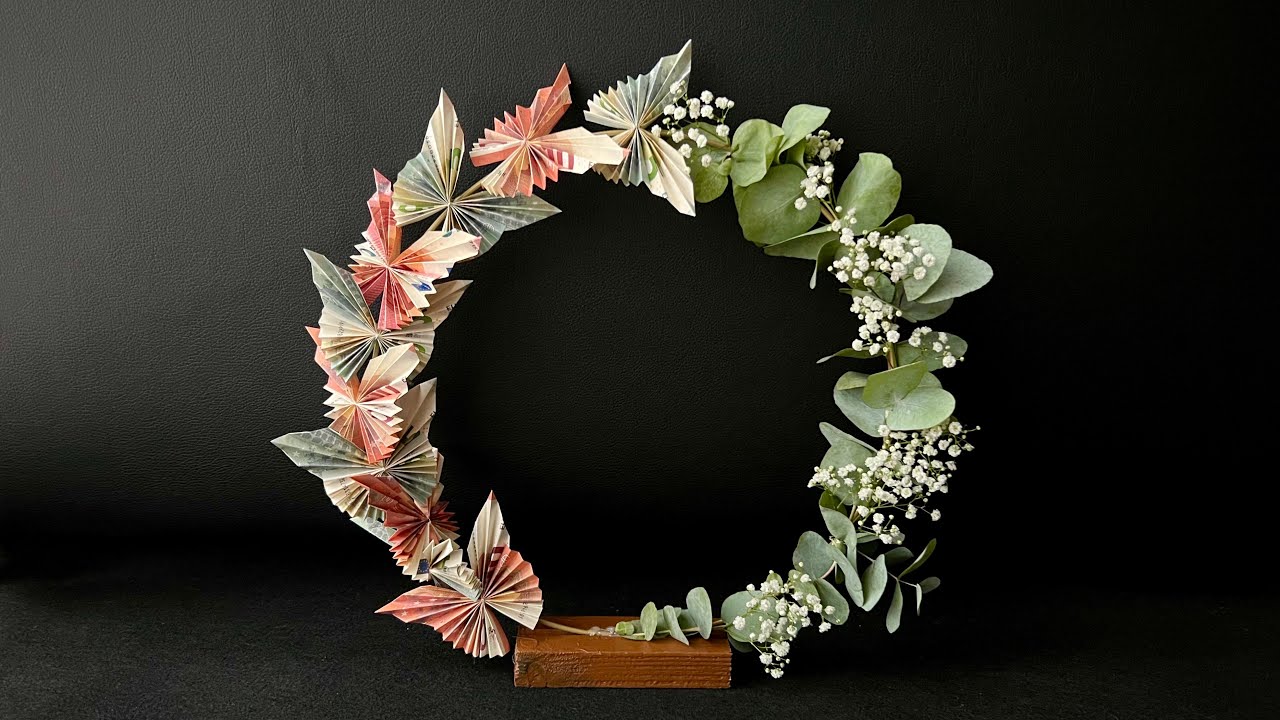 Geldgeschenke zur Hochzeit 🦋 Schmetterling 🌿 DIY Geschenk Idee zur Hochzeit aus Geldscheinen