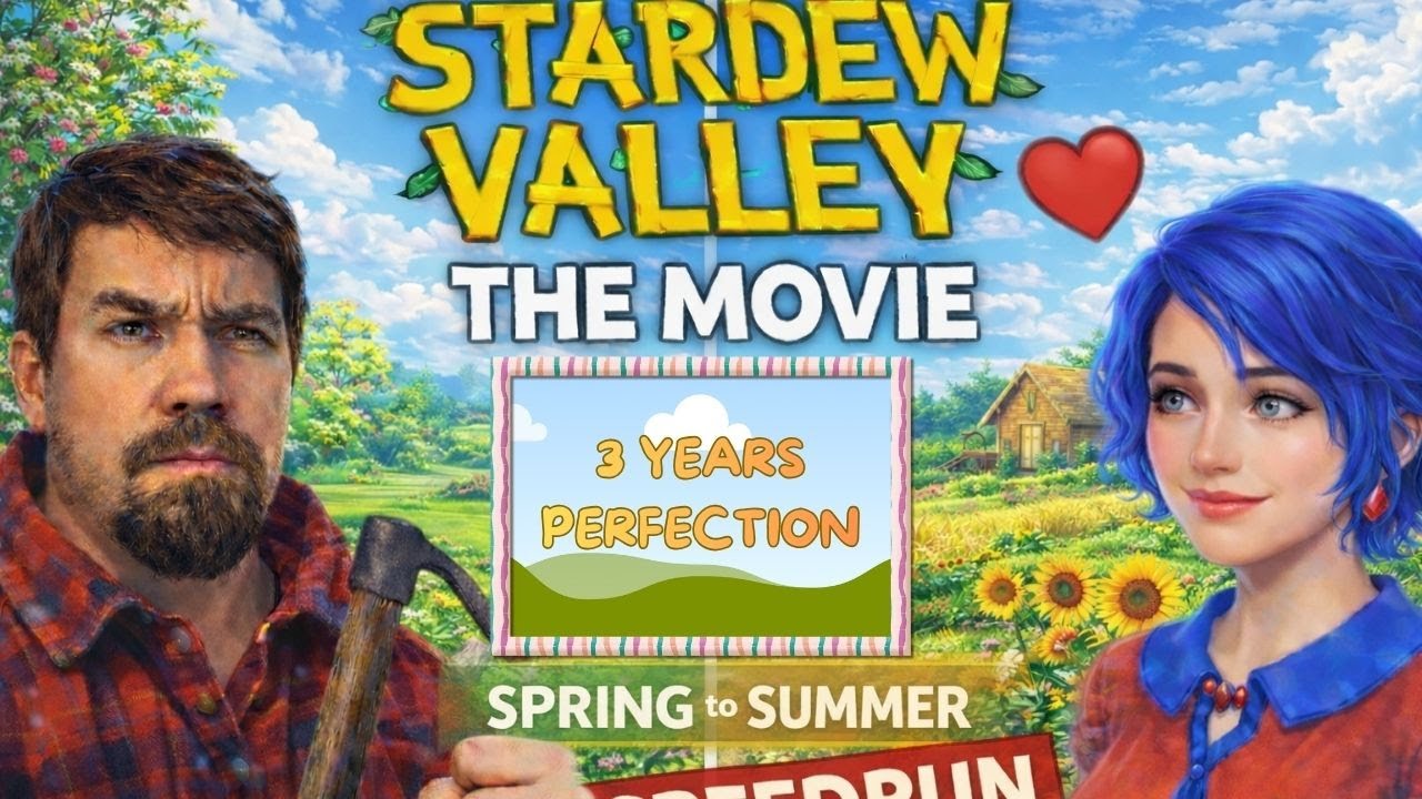 SPEEDRUN STARDEW VALLEY 3 year PERFECTION  #speedrun #stardewvalley #nocommentarygaming