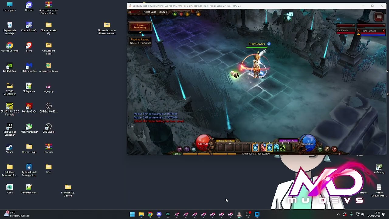 Monitor LVLUP DISCORD - MUDEVS